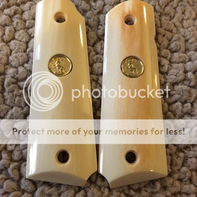 Colt 1911 **REAL IVORY** Grips 24hourcampfire